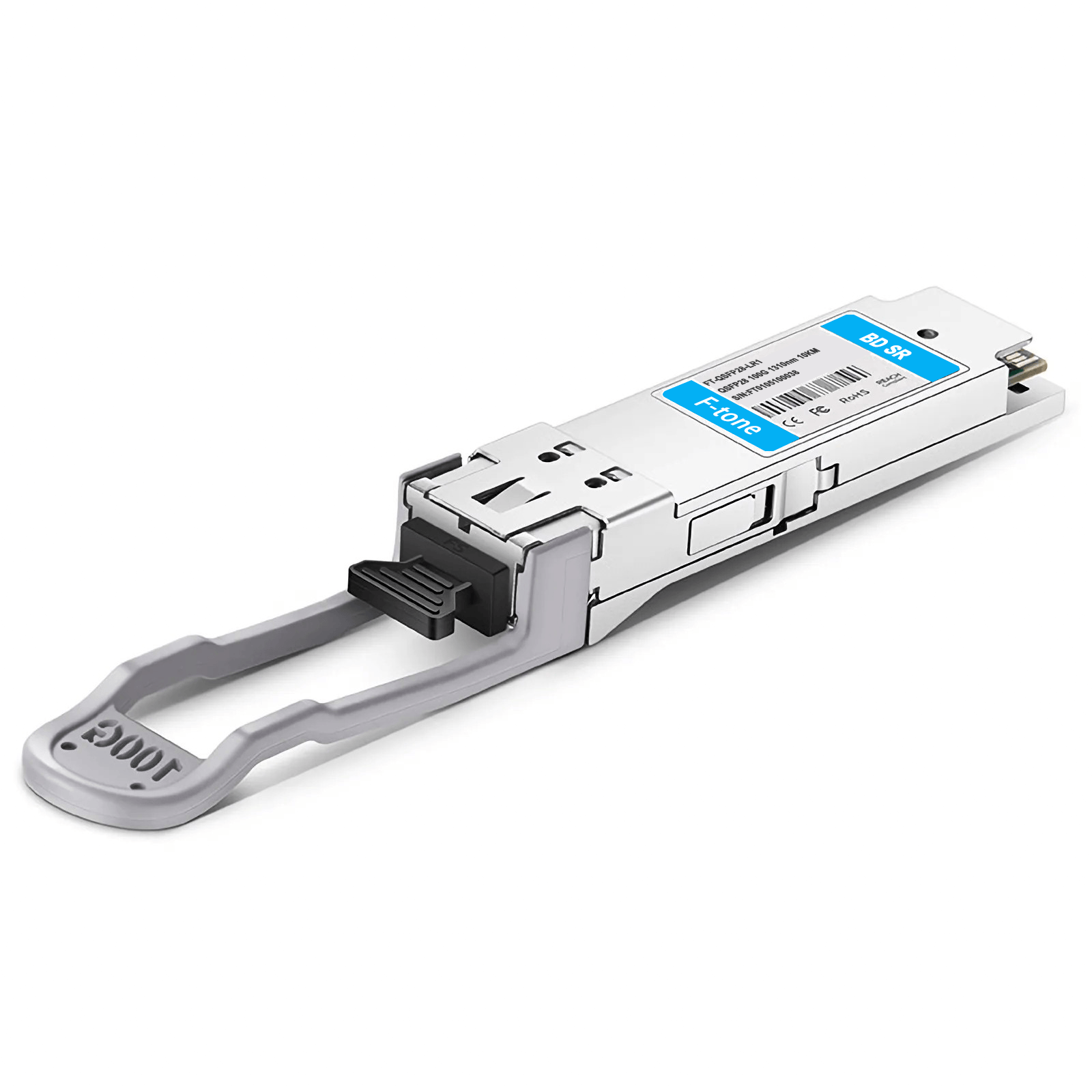 QSFP28-50G-LR 50G QSFP28 LR 1310nm 10km PAM4 LC SMF DDM Transceiver Module