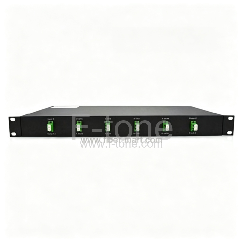 1通道1RU机架双工DWDM OADM光纤分插复用器东西向