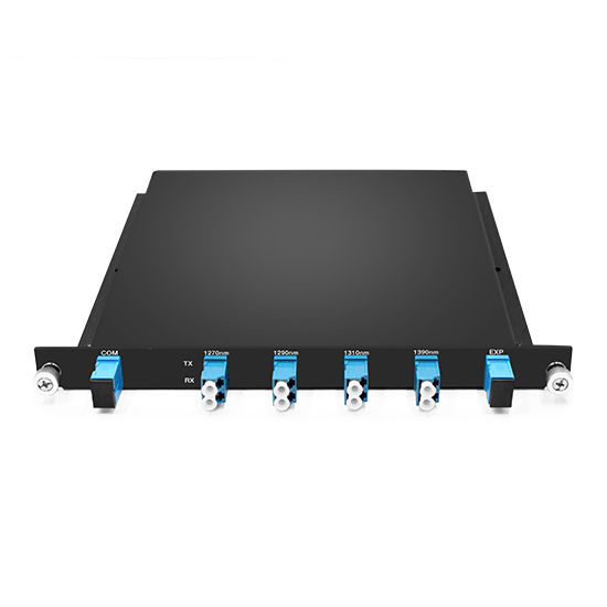 CWDM MUX 4CH 8 Wavelengths (TX: 1470/1490/1510/1530nm RX: 1550/1570/1590/1610nm) with Express Port LC/UPC Single Fiber LGX BOX