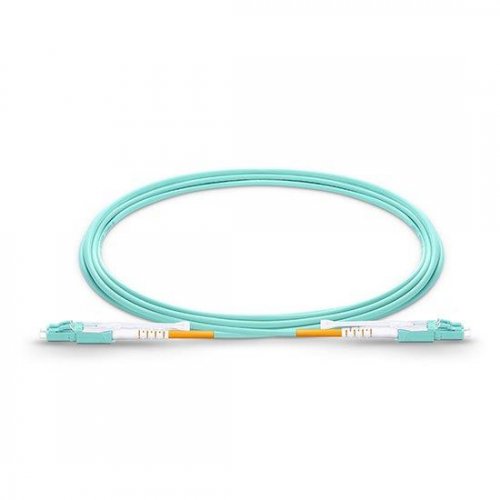 1米 LC UPC 转 LC UPC 双芯 3.0mm LSZH低烟无卤 OM4 多模高清光纤跳线