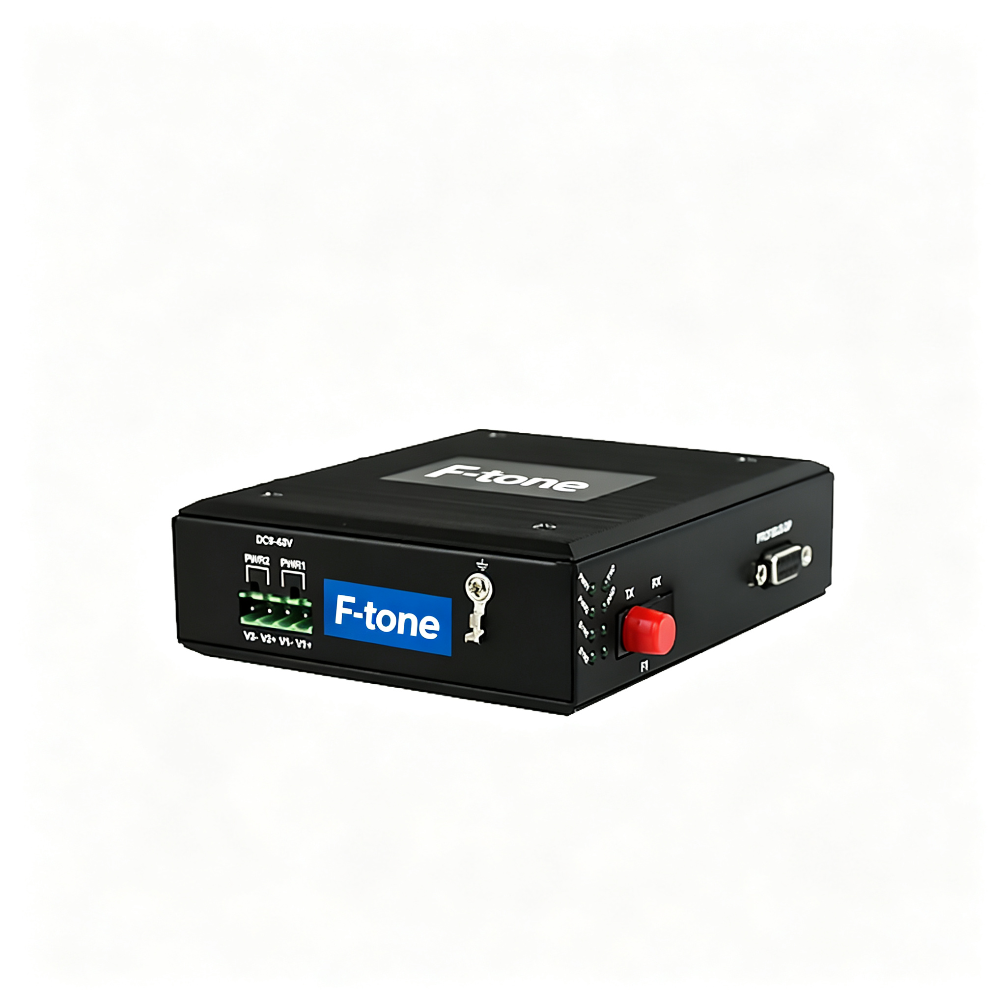 北亿纤通工业级导轨式1路Profibus-DP光端机