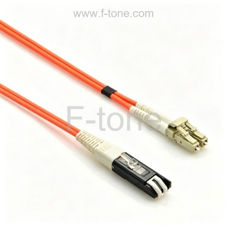 1米 VF45-LC 50/125um OM2 多模 双芯光纤跳线