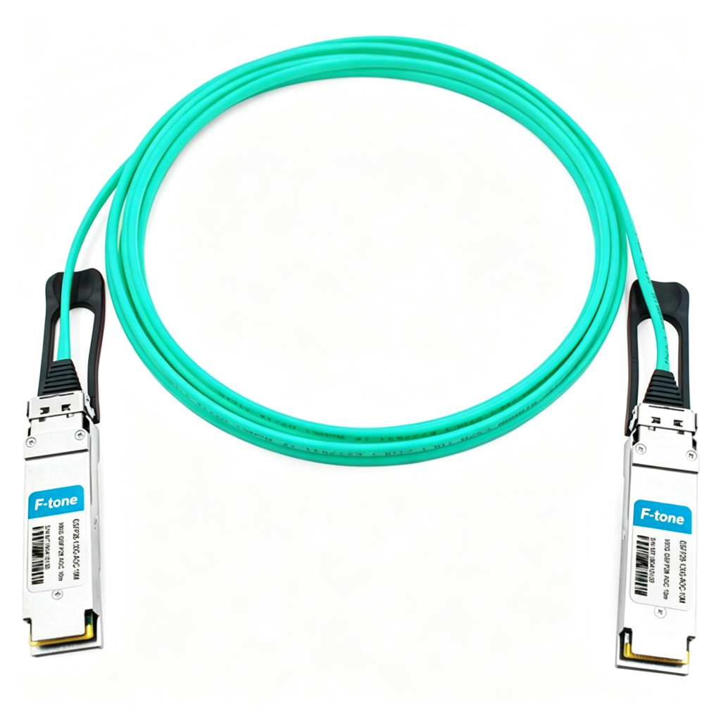 QSFP28-100G-AOC-10M 10m (33ft) 100G QSFP28 to QSFP28 Active Optical Cable