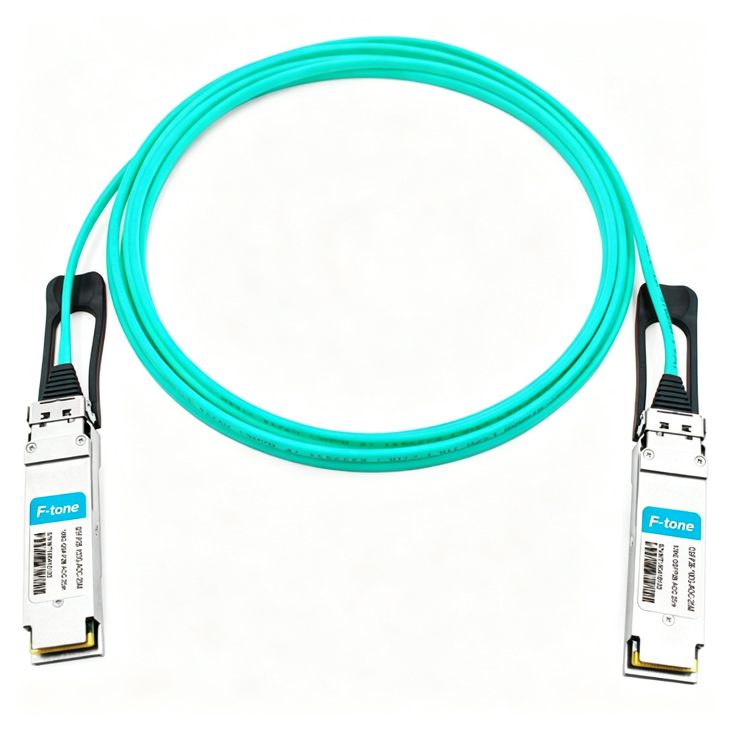 QSFP28-100G-AOC-25M 25m (82ft) 100G QSFP28 to QSFP28 Active Optical Cable