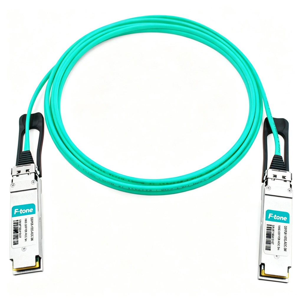 QSFP28-100G-AOC-3M 3m (10ft) 100G QSFP28 to QSFP28 Active Optical Cable