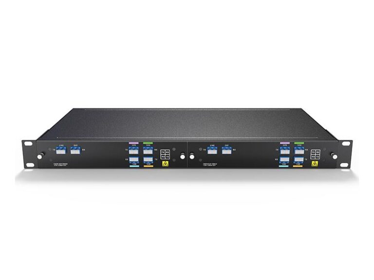 Single Fiber 2CH 4waves1470-1530nm CWDM OADM, WEST AND EAST, LC/UPC, FMU Plug-in Module, and 2 Slots 1U Rack