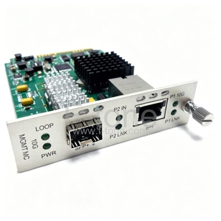 10GBASE-T 以太网 SFP+ 端口集中管理媒体转换器