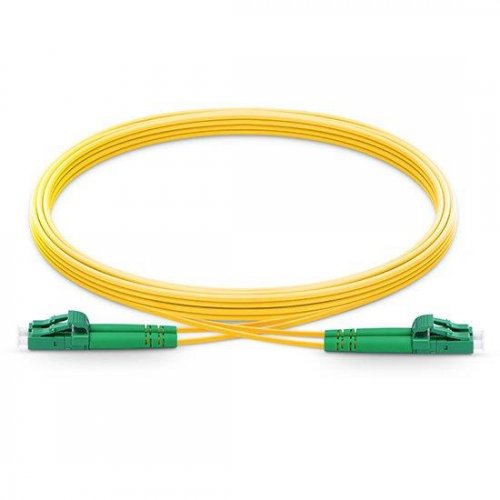 10M LC APC - LC APC 双芯 2.0mm PVC(OFNR) SMF 弯曲不敏感光纤跳线