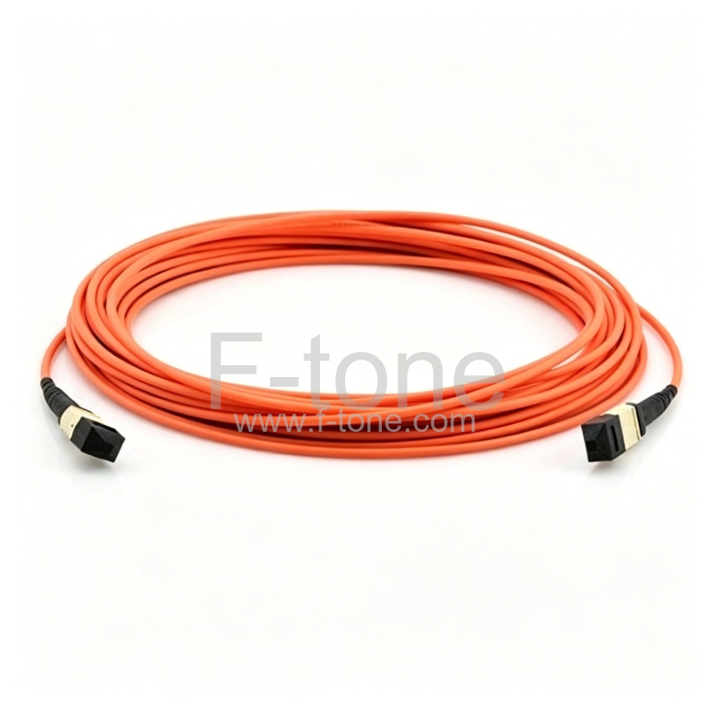 12芯多模OM1 12芯每股 MTP 主干光纤跳线 3.0mm LSZH/Riser