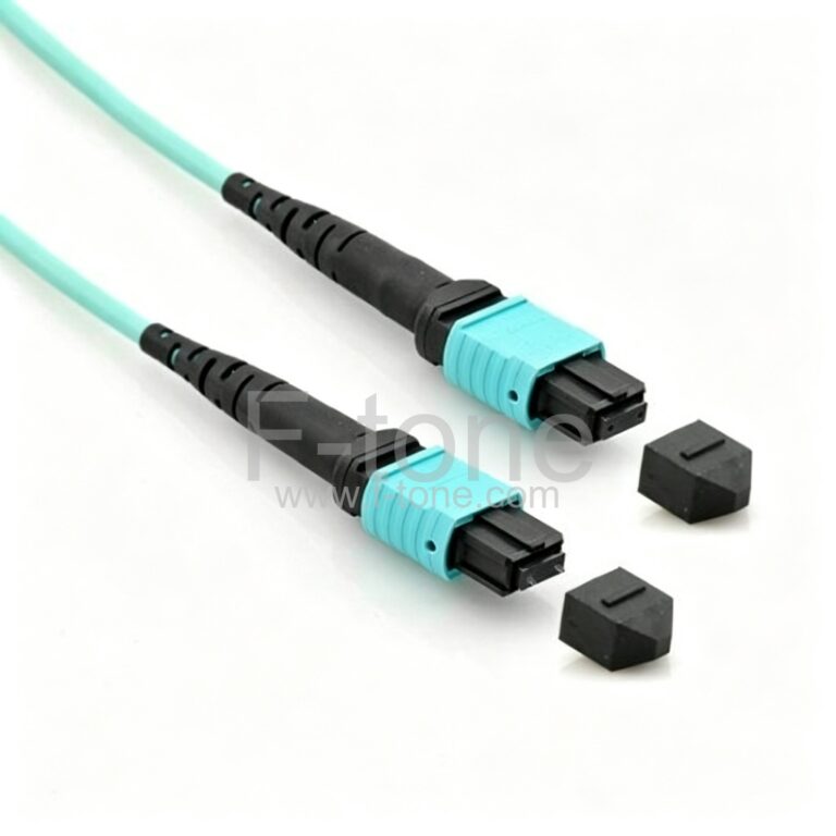 12芯OM4多模12芯每股 MTP 主干光纤跳线 3.0mm LSZH/Riser