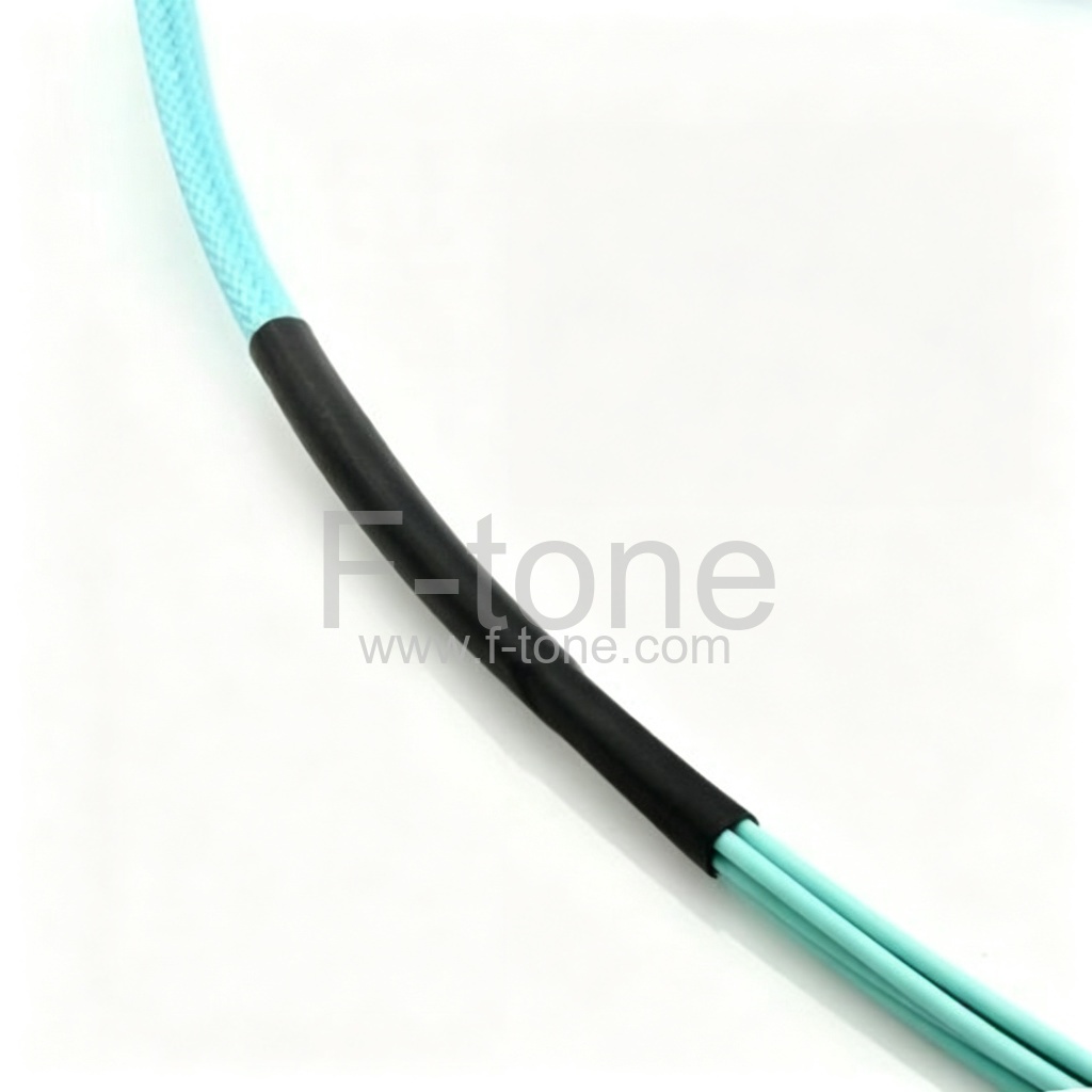 144芯OM4 多模 12 股 MTP 主干光纤跳线 3.0mm LSZH/Riser