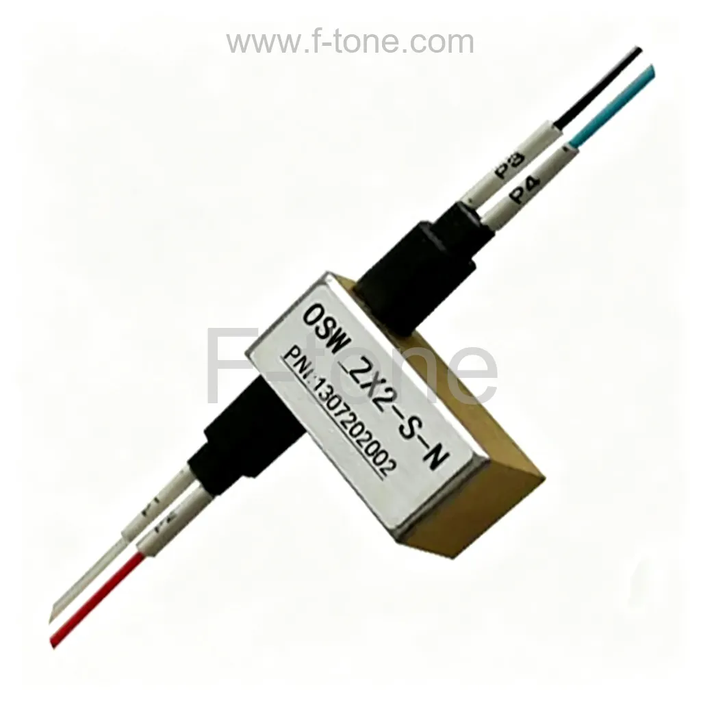 1x2 保偏光开关PM1550nm 5V非锁定 900um 1m长尾纤