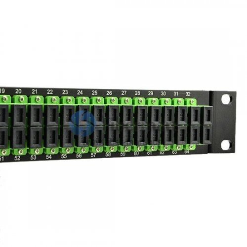 1x64光纤PLC分路器，带1U 19机架式金属光纤分路器盒