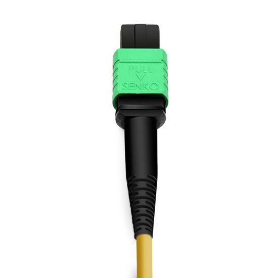 NVIDIA MFP7E30-N010 Compatible 10m (33ft) 12 Fibers Low Insertion Loss Female to Female MPO Trunk Cable Polarity B APC to APC LSZH Single-Mode OS2 9/125