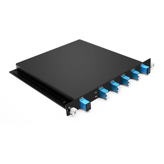 CWDM MUX 4CH 8 Wavelengths (TX: XX/XX/XX/XXnm RX: XX/XX/XX/XXnm) with Express Port LC/UPC Single Fiber LGX BOX