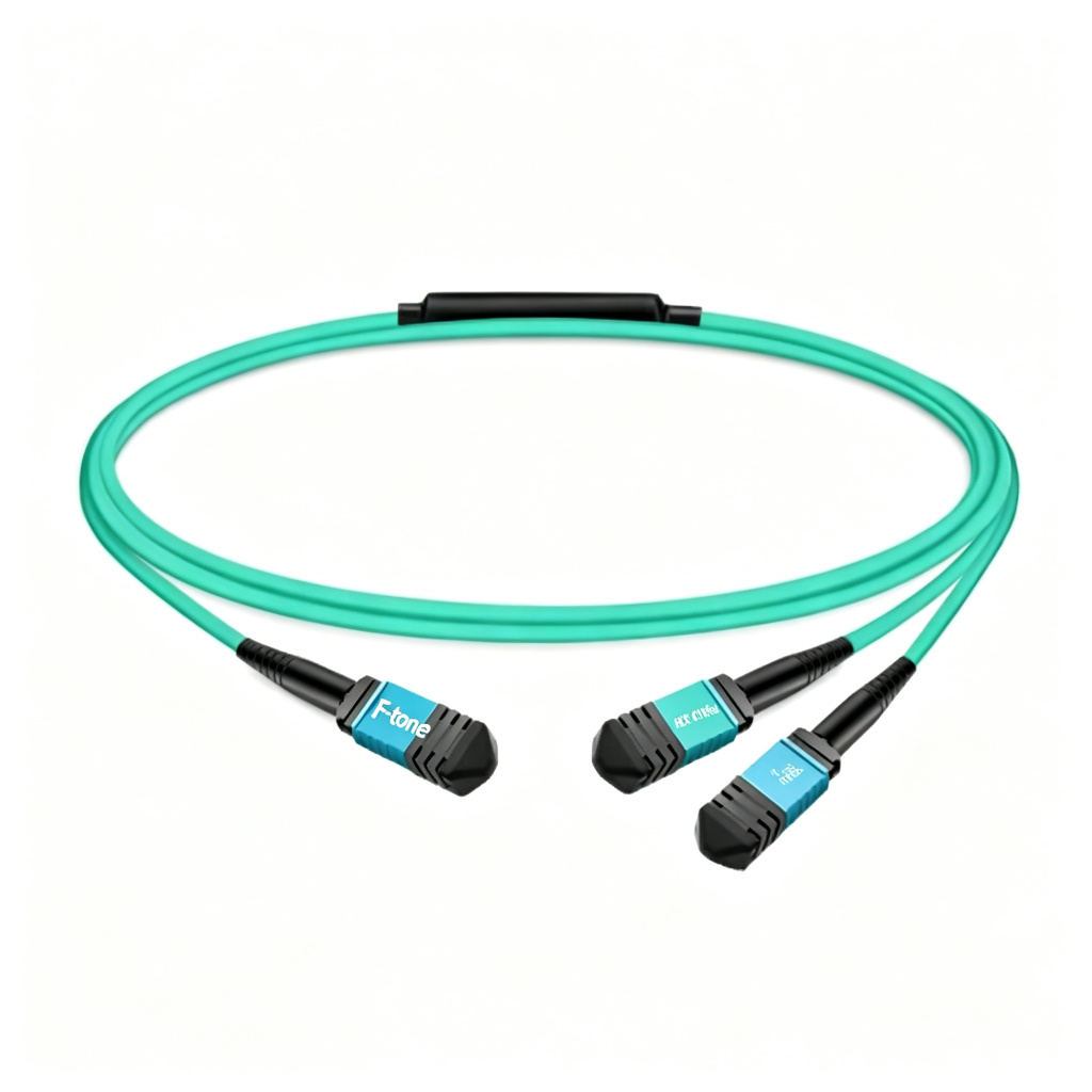 24 MPO/MTP接口 网络分光器 8组48芯MPO/MTP 1分2多模 OM4 50:50网络流量复制 1U机箱