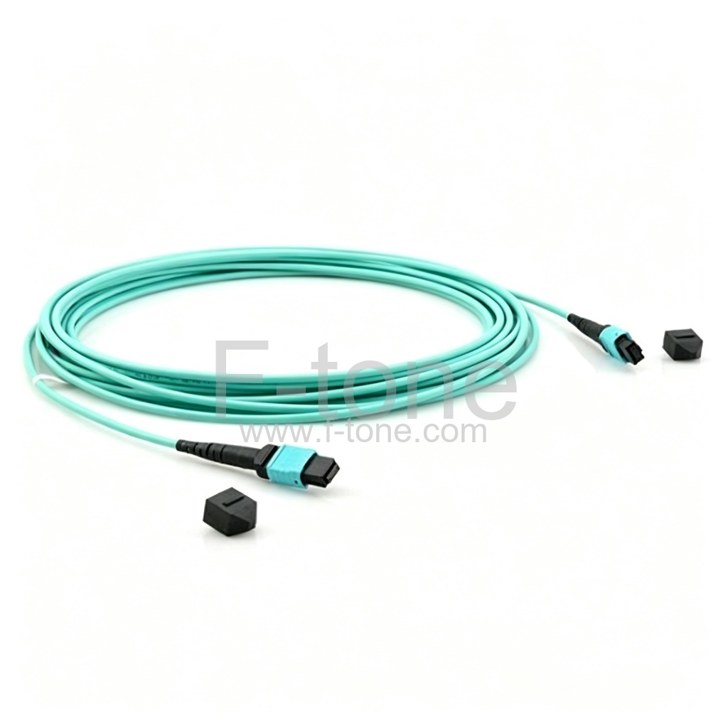 24芯OM4 多模 24芯每股 MTP 主干光纤跳线 3.0mm LSZH/Riser