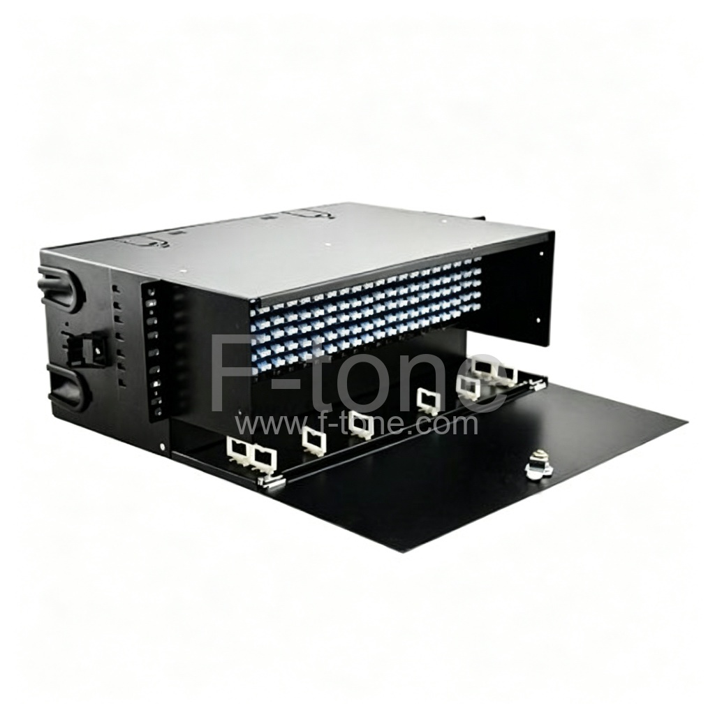 288端口加载 LC FAP 4RU 机架安装光纤外壳 Panduit FRME4 兼容