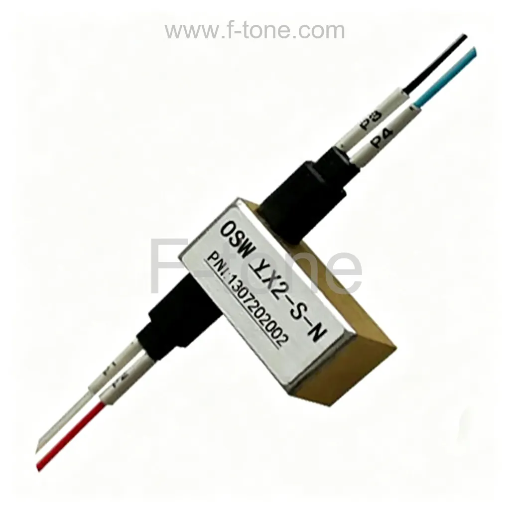 2x2 PM保偏光开关PM1550nm 5V非锁定900um 1m长度