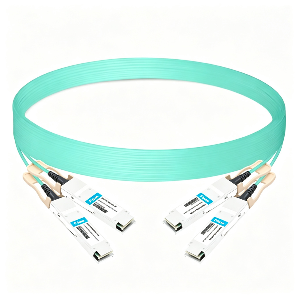 2QSFP56-200G-AOC-5M 5m (16ft) 2x200G QSFP56 to 2x200G QSFP56 PAM4 Breakout Active Optical Cable