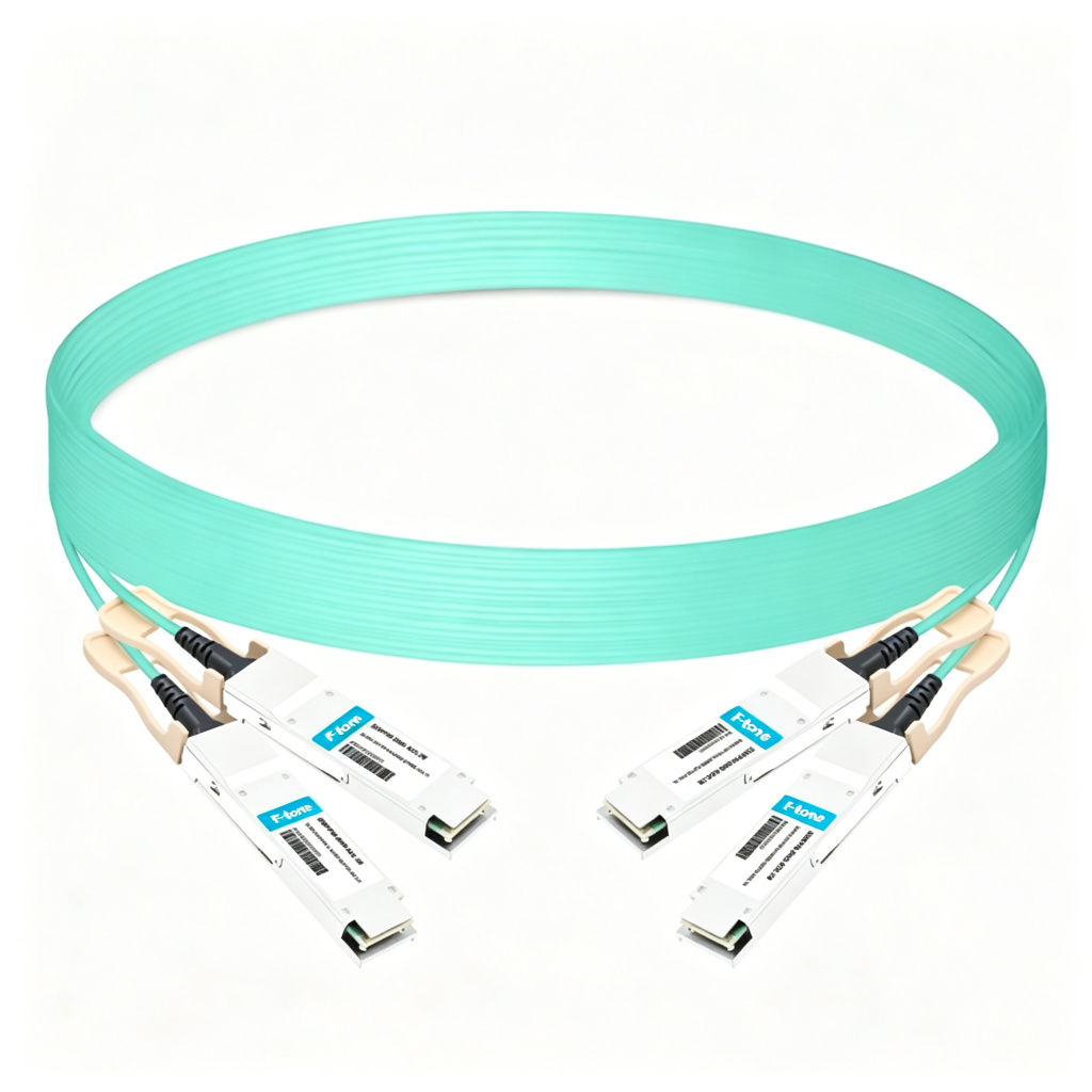 2QSFP56-200G-AOC-7M 7m (23ft) 2x200G QSFP56 to 2x200G QSFP56 PAM4 Breakout Active Optical Cable