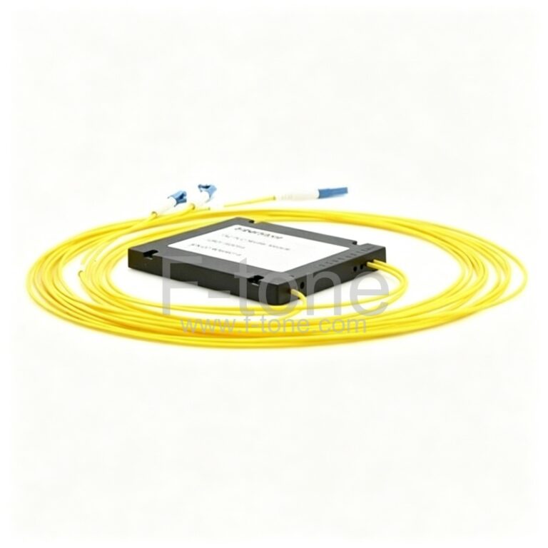 2×4光纤PLC分路器,带塑料ABS盒封装