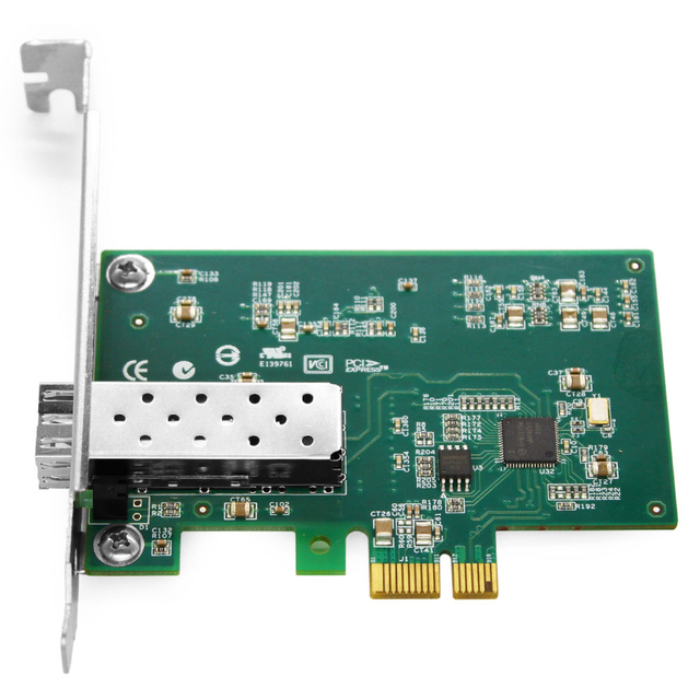 Intel® I210 F1 Single Port Gigabit SFP PCI Express x1 Ethernet Network Interface Card PCIe v2.1