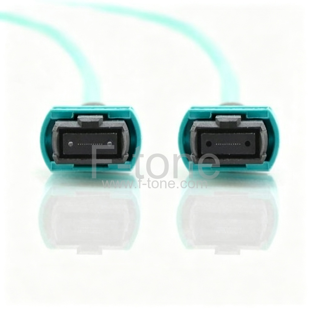 36 芯 OM4 多模 12芯每股 MPO 主干光纤跳线 3.0mm LSZH/Riser