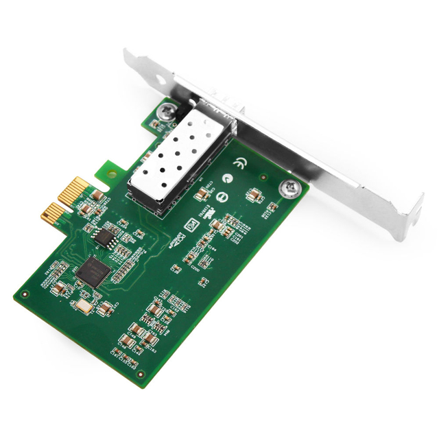 Intel® I210 F1 Single Port Gigabit SFP PCI Express x1 Ethernet Network Interface Card PCIe v2.1
