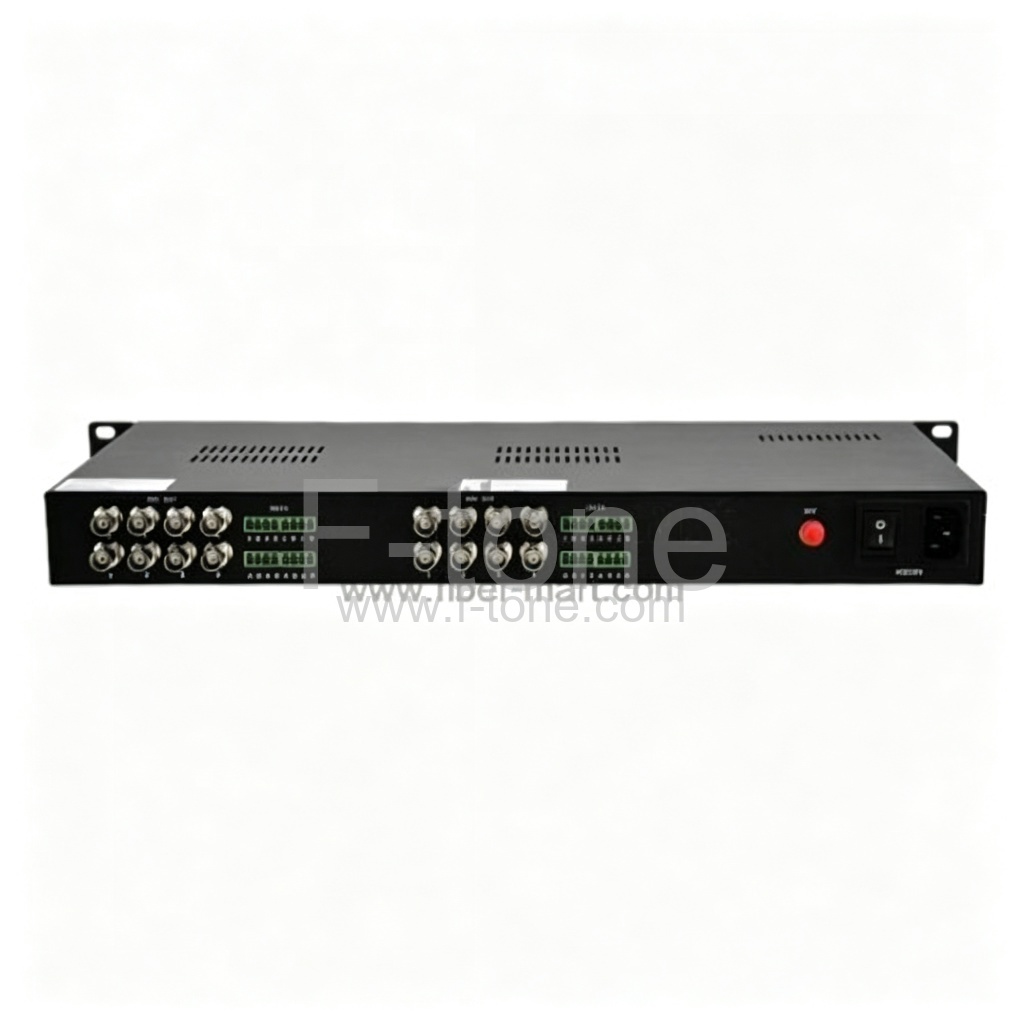 4 路单向 HD-SDI 光纤收发器