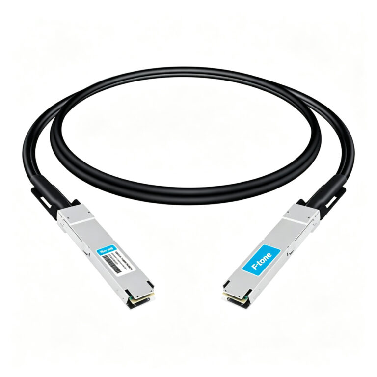 OSFP-FLT-400G-PC1.5M 1.5m (5ft) 400G OSFP to OSFP PAM4 Passive Direct Attached Cable, Flat top on one end and Flat top on other