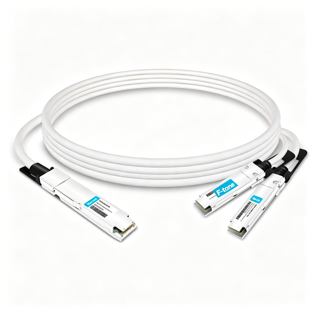 OSFP-2Q56-PC1M 1m (3ft) 400G OSFP to 2x200G QSFP56 Passive Breakout Direct Attach Cable