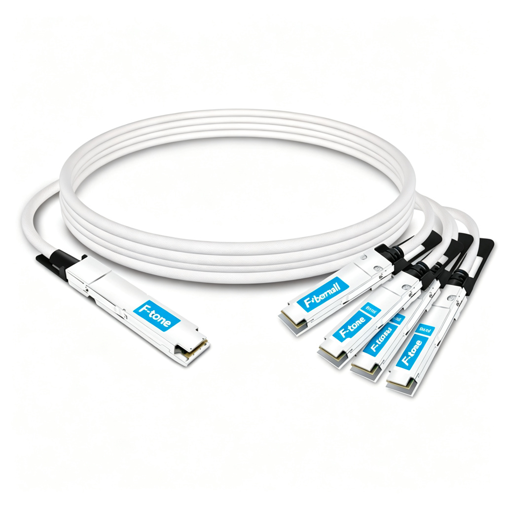 OSFP-4Q56-PC1M 1m (3ft) 400G Twin-port 2x200G OSFP to 4x100G QSFP56 Passive Breakout Direct Attach Copper Cable