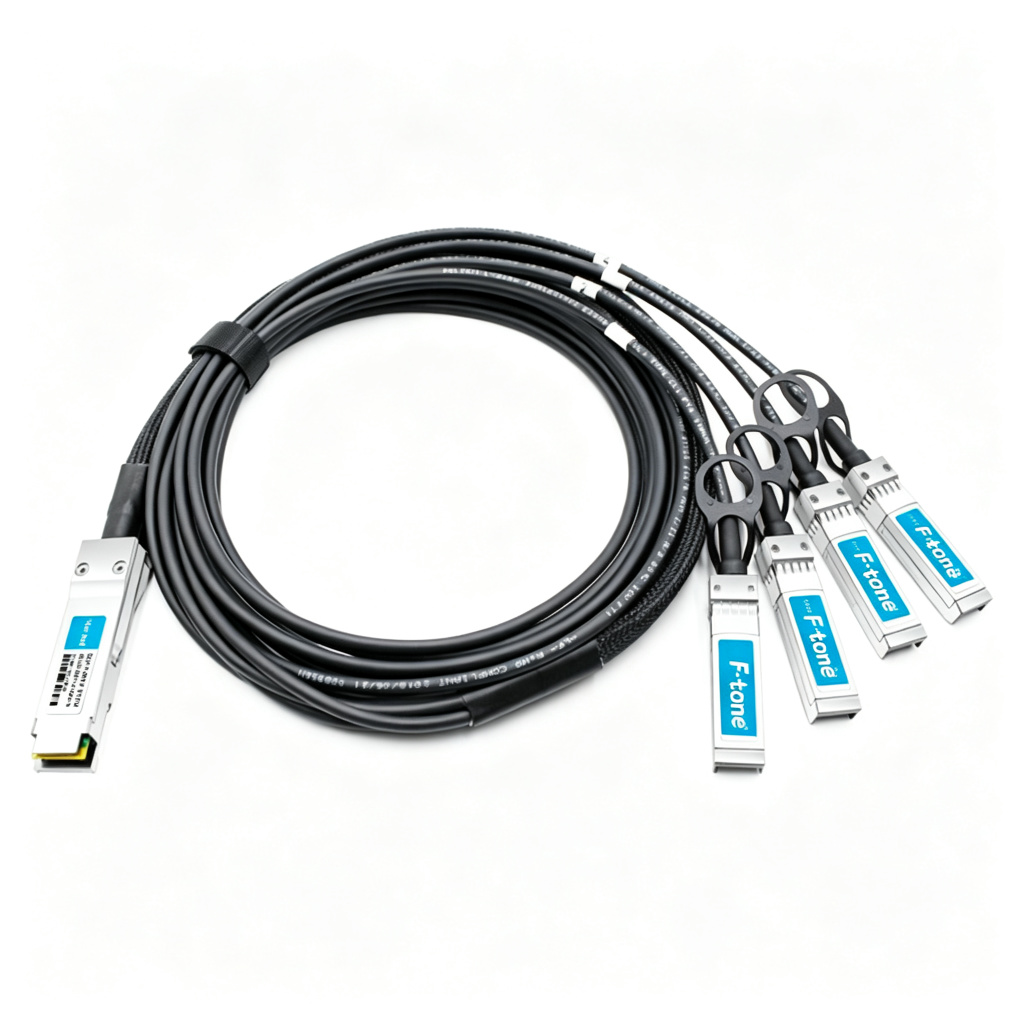 QSFP-4SFP-PC7M 7m (23ft) 40G QSFP+ to Four 10G SFP+ Copper Direct Attach Breakout Cable