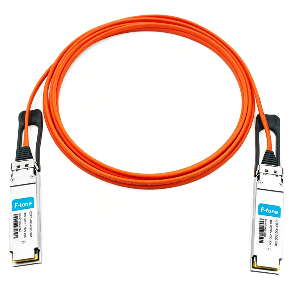 QSFP-40G-AOC-30M 30m (98ft) 40G QSFP+ to QSFP+ Active Optical Cable