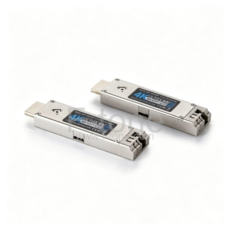 迷你 4K HDMI 光纤转视频/音频光收发器