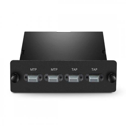 4x MTP公头,50/50 分光比,24 芯,OM4 100GBASE SR10 TAP 盒