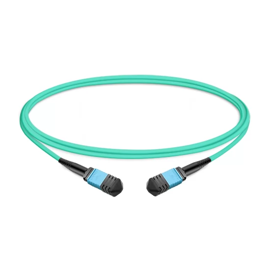NVIDIA MFP7E10-N007 Compatible 7m (23ft) 12 Fibers Low Insertion Loss Female to Female MPO Trunk Cable Polarity B APC to APC LSZH Multimode OM3 50/125