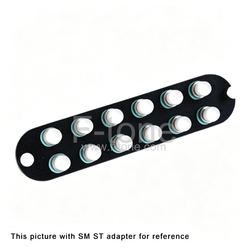 6端口 ST MR Technologies兼容光纤适配器面板 (FAP)