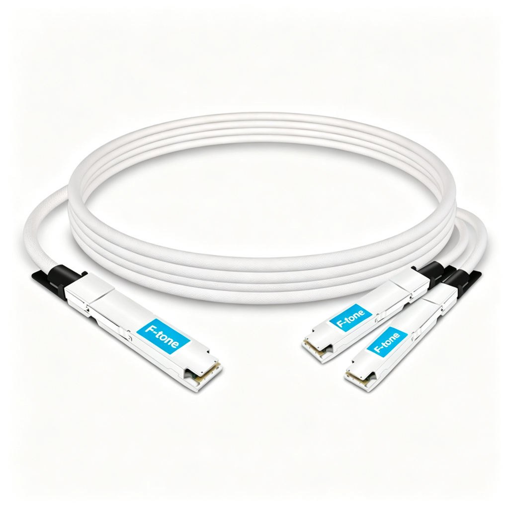 OSFP8-2OSFP4-PC1.5M 1.5m (5ft) 800G Twin-port OSFP to 2x400G OSFP InfiniBand NDR Breakout Direct Attach Copper Cable