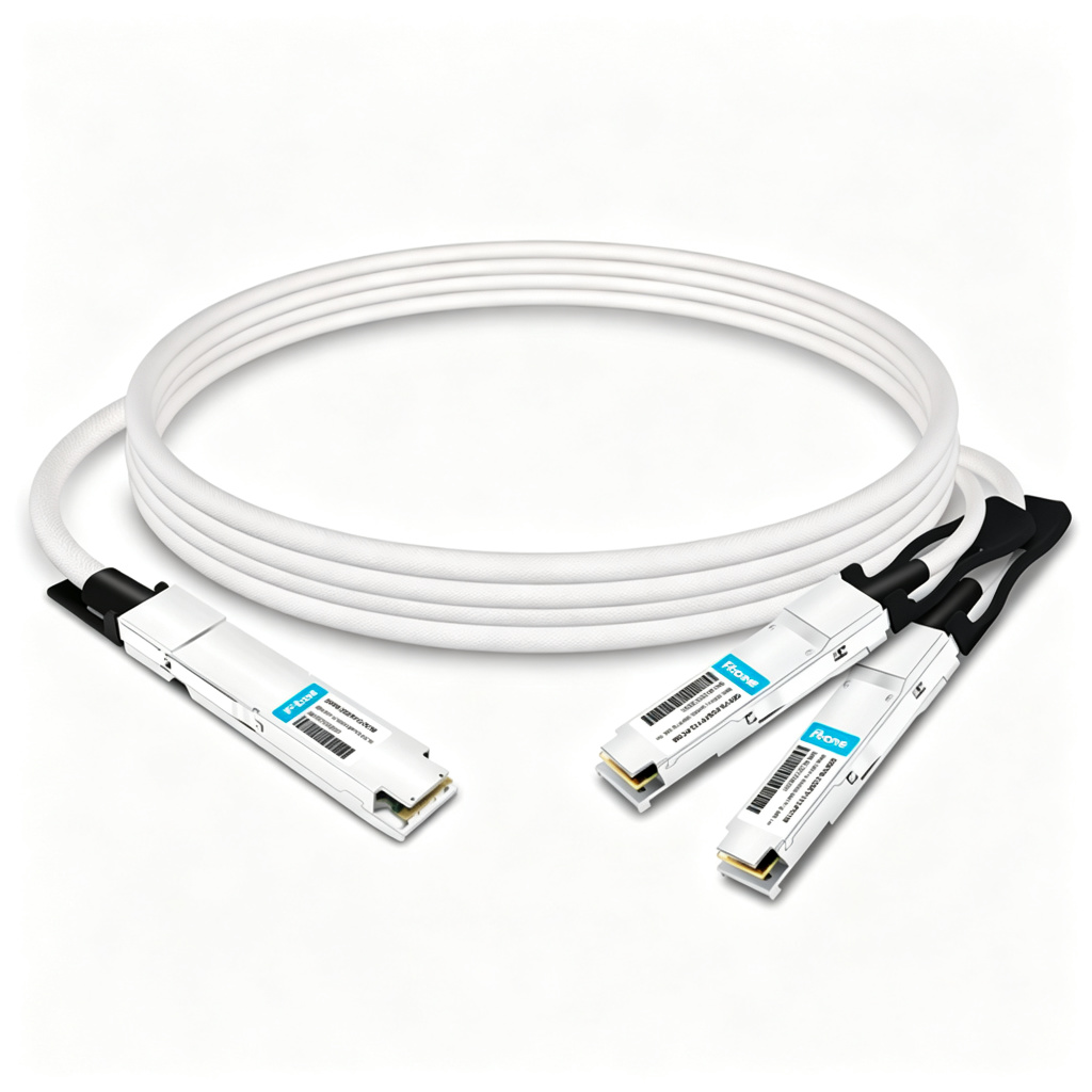 OSFP8-2QSFP112-PC1.5M 1.5m (5ft) 800G InfiniBand NDR Twin-port OSFP to 2x400G QSFP112 Passive Breakout Direct Attach Copper Cable