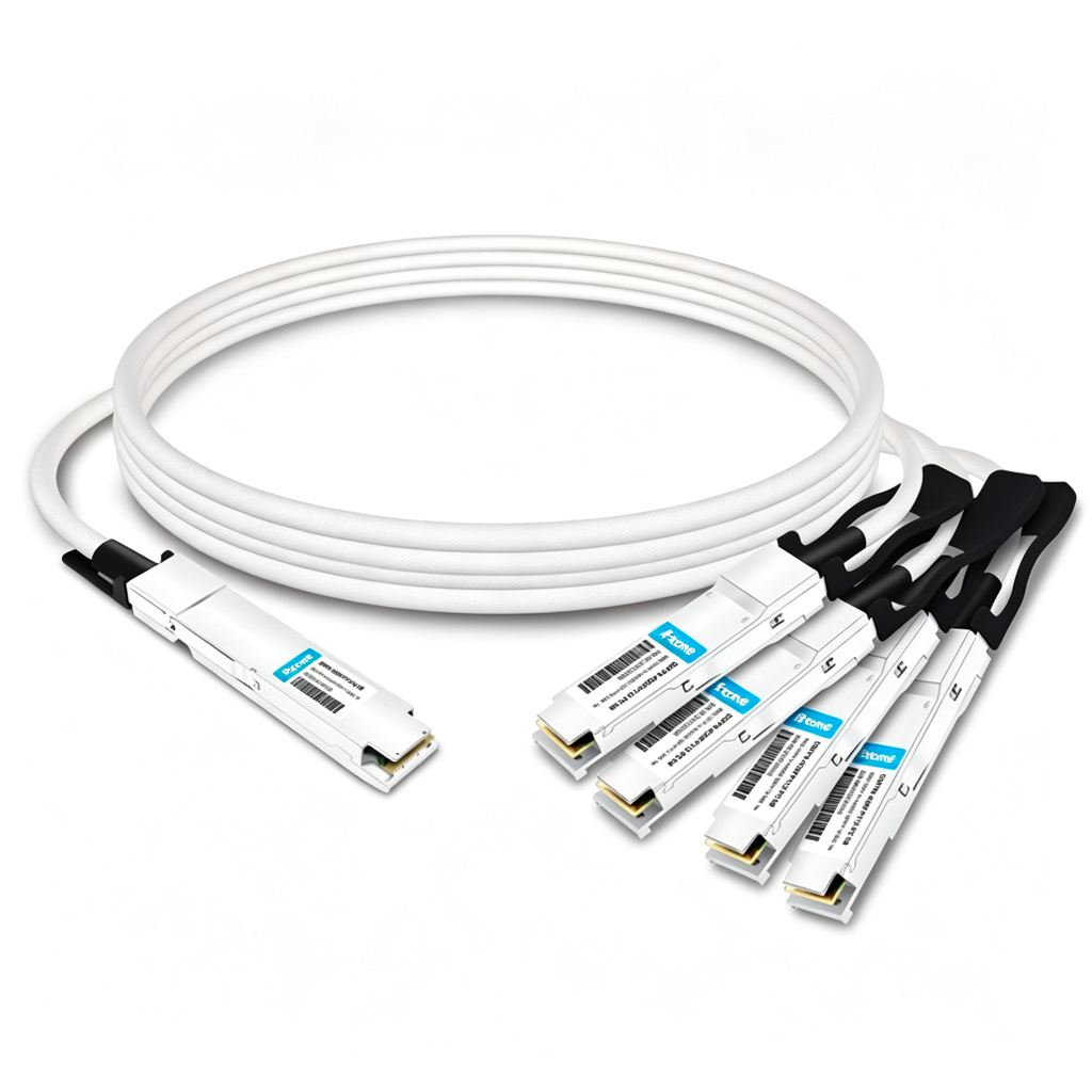 OSFP8-4QSFP112-PC1.5M 1.5m (5ft) 800G InfiniBand NDR Twin-port OSFP to 4x200G QSFP112 Passive Breakout Direct Attach Copper Cable