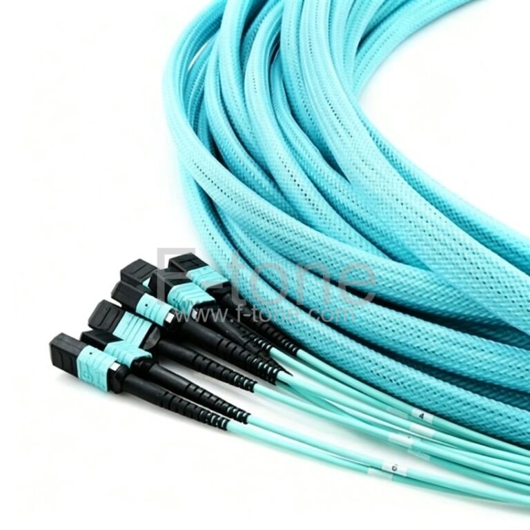 96芯 OM4 多模 12芯每股 MTP 主干光纤跳线 3.0mm LSZH/立管