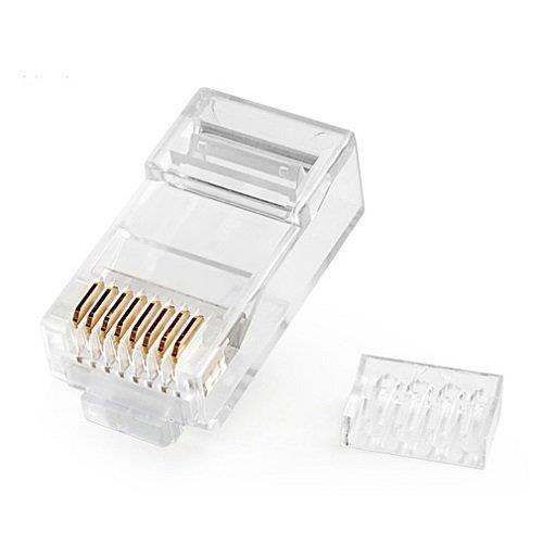Cat6 RJ45非屏蔽模块插头(50 个/包)