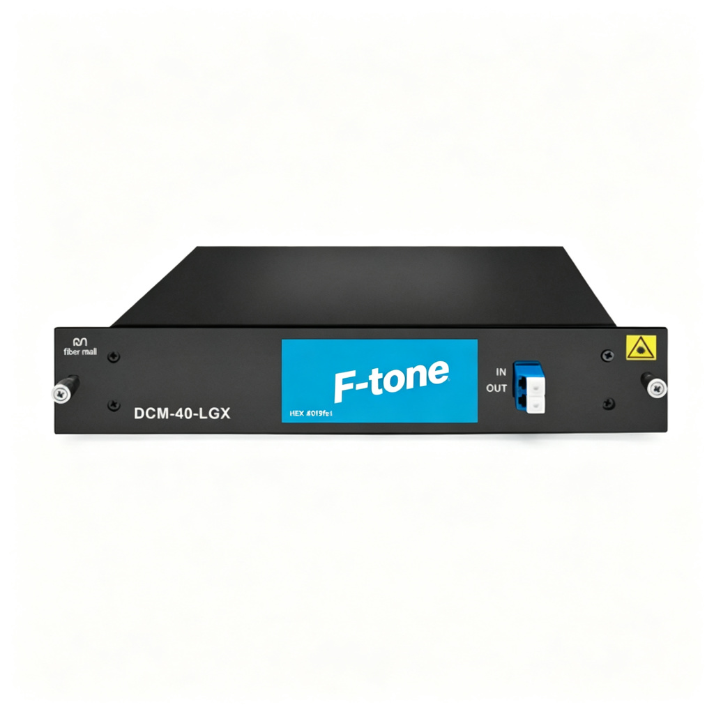 DCM 40km DCF-based Passive Dispersion Compensation Module, 5.2dB Low Loss, LC/UPC Connector
