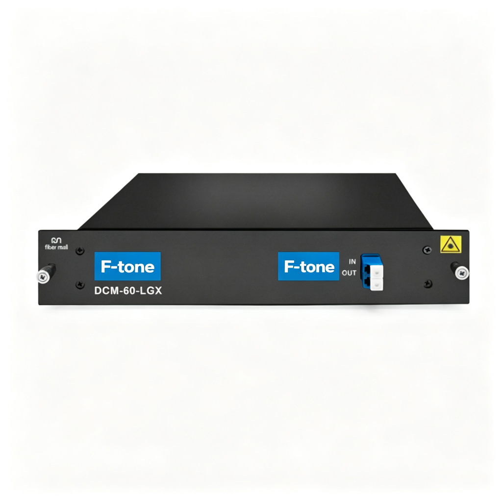 DCM 60km DCF-based Passive Dispersion Compensation Module, 6.8dB Low Loss, LC/UPC Connector