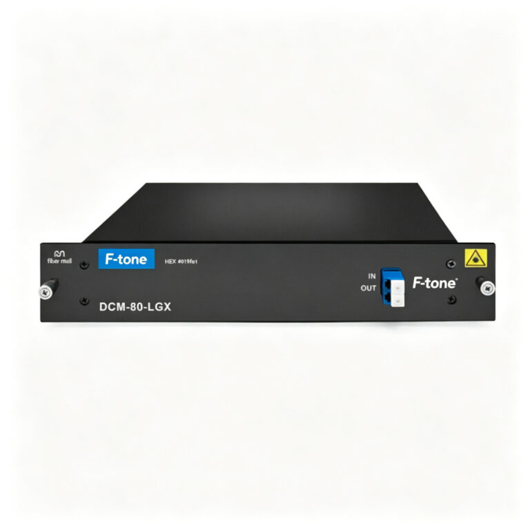 DCM 80km DCF-based Passive Dispersion Compensation Module, 8.0dB Low Loss, LC/UPC Connector