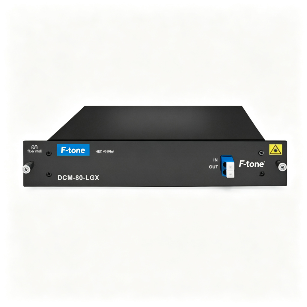 DCM 80km DCF-based Passive Dispersion Compensation Module, 8.0dB Low Loss, LC/UPC Connector
