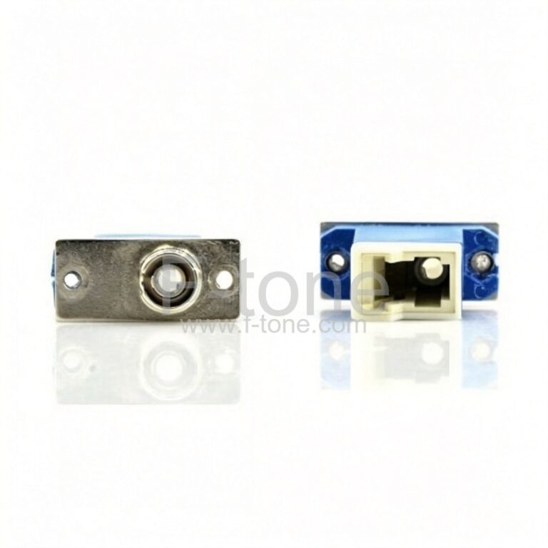 E2000/UPC转FC/UPC混合单工半塑料-金属SM/MM光纤适配器