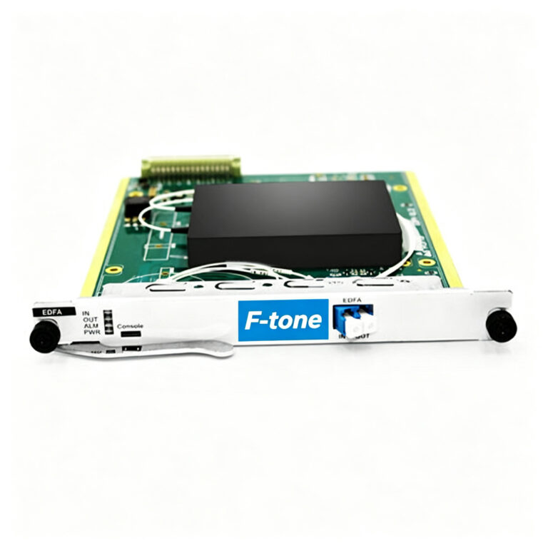 EDFA 40/80 Channels, C-Band Optical Amplifier, Maximal Output Power +20dBm, Gain 25dB Saturated Optical Power -5dBm Built in VOA Adjustable Range 1~20dB